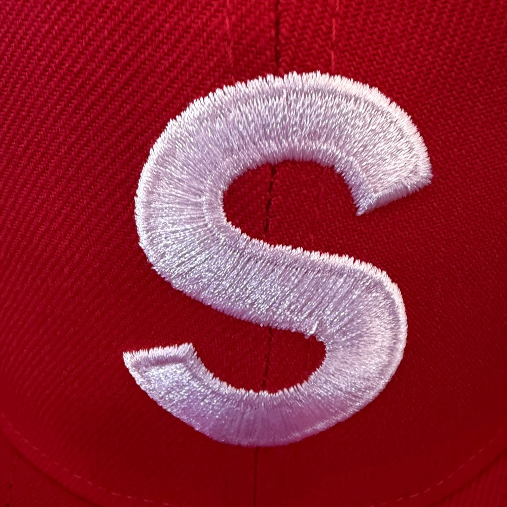 Supreme Jesus Piece S Logo New Era 'Red' - Picture 6 of 6